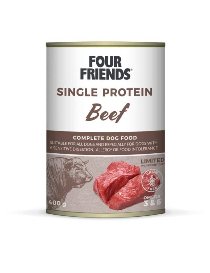 FourFriends våtmat Single Protein Beef