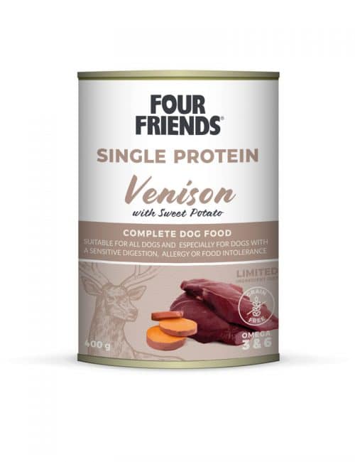 FourFriends våtmat Single Protein Venison with Sweet Potato