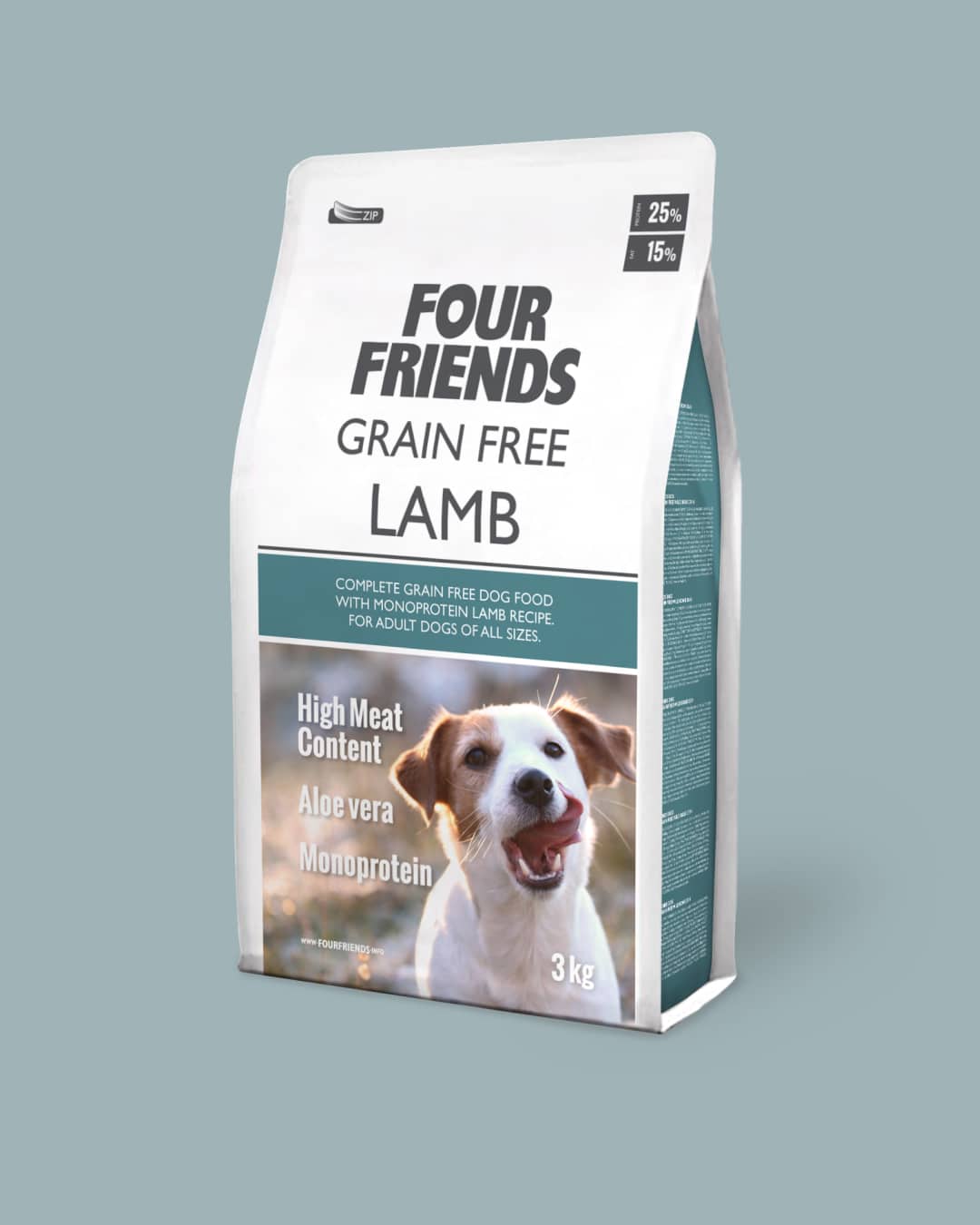 FourFriends spannmålsfria torrfoder med lamm