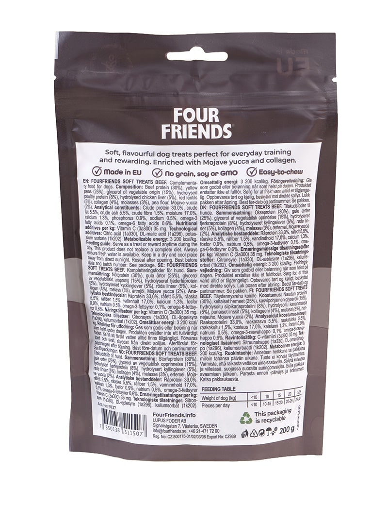 FourFriends_Soft_Treats_Beef_200g_Back